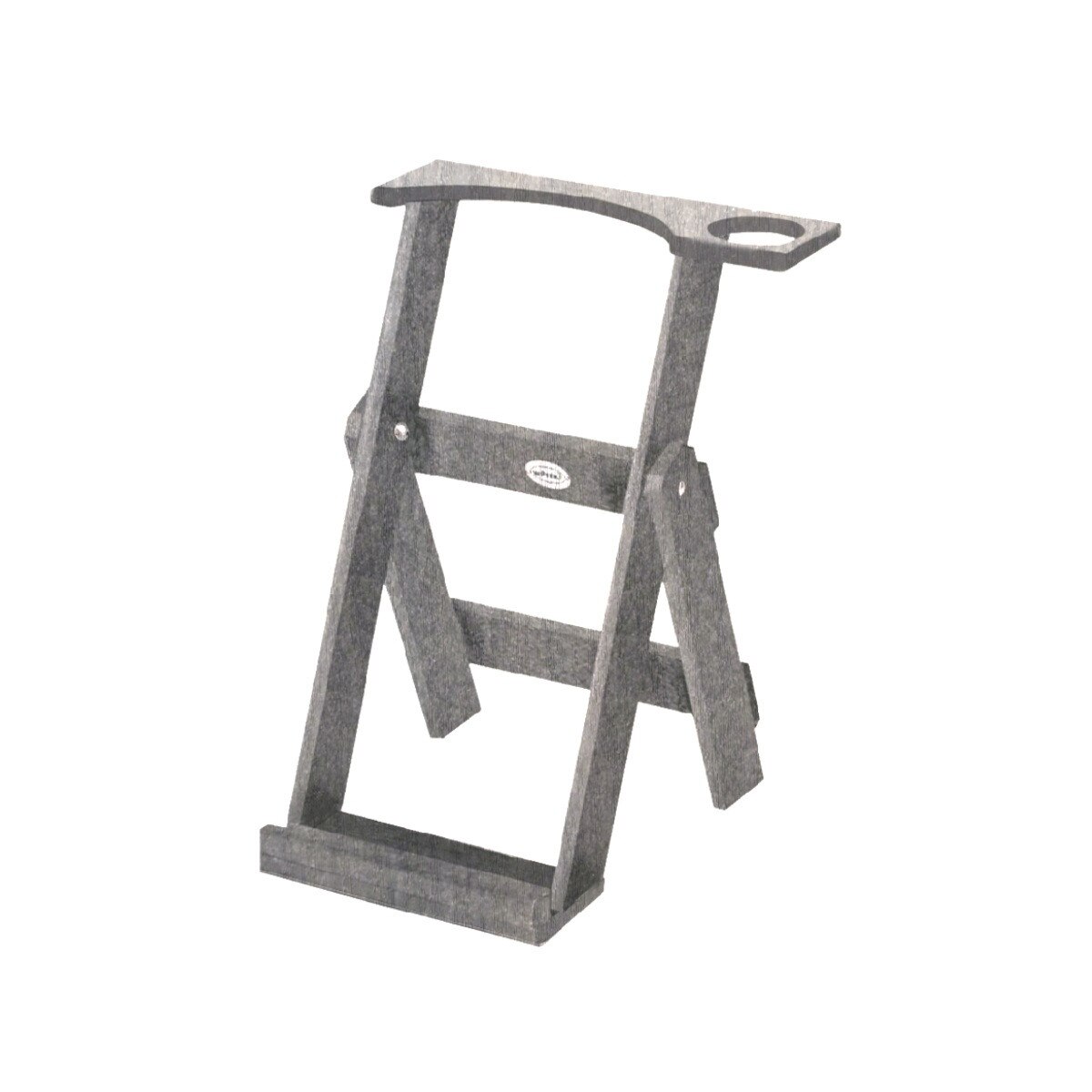 Folding Bag Stand Cup Holder gray